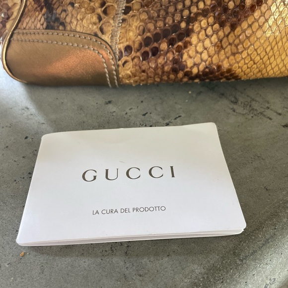 Gucci Python Bowler Purse NWT - Picture 8 of 16